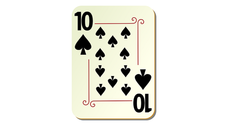 10 of Spades Card – Meaning and Symbolism