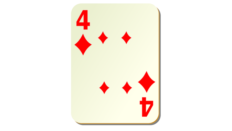 4 of Diamonds Card – Meaning and Symbolism